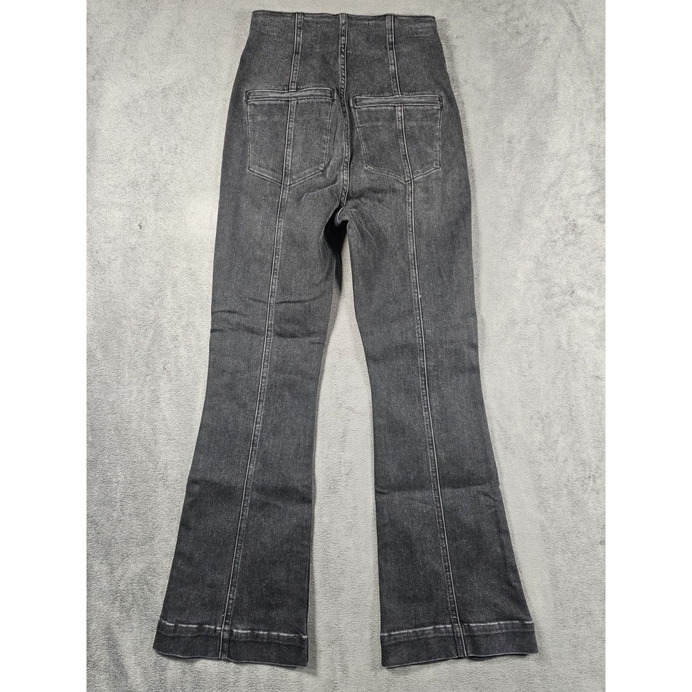 Veronica Beard Jeans Carson Ankle Flare High Rise Womens 26 Washed Black USA - Picture 11 of 11